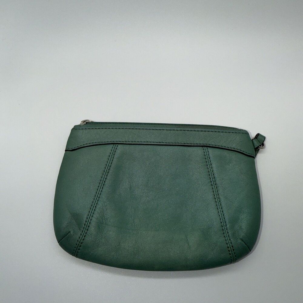 Coach Wristlet Soft Leather Seafoam Wallet Small Purse Card Holder - Picture 2 of 5